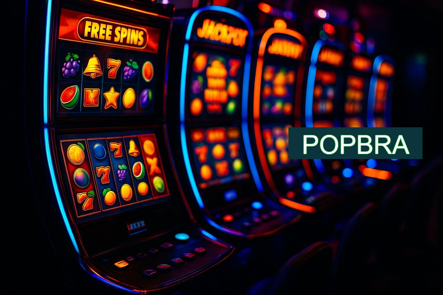 Diversos jogos de caça-níqueis